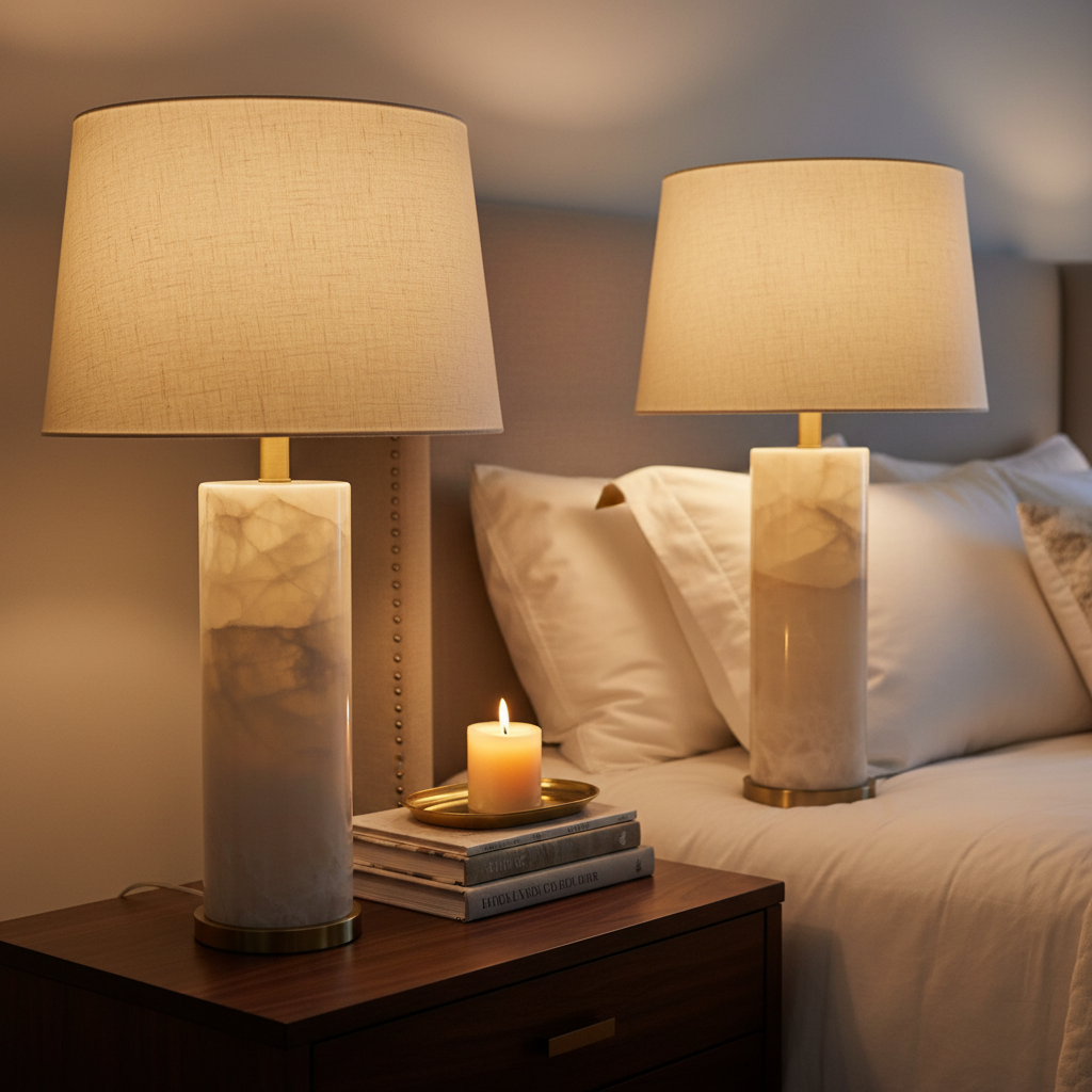 Scenekoy Alabaster Table Lamp